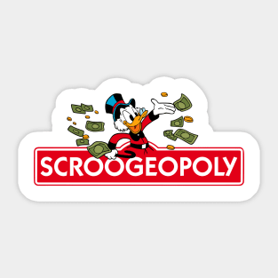 Scroogeopoly Sticker